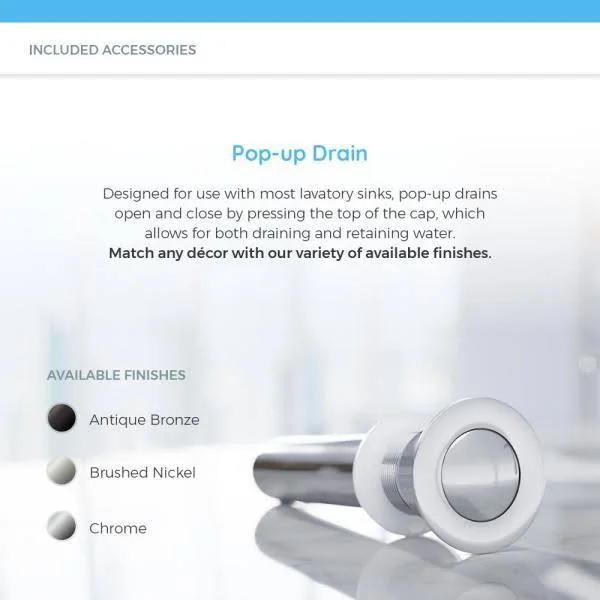 Mr Direct Undermount Porcelain Bathroom Sink in Bisque with Pop-Up Drain in Brushed Nickel