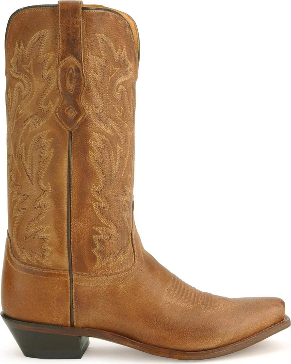 Old West Men's Cowboy Fashion Wear Boots - Tan Canyon