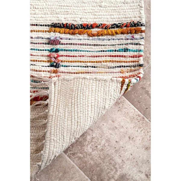 nuLOOM Cormier Flatweave Geometric Area Rug - 5& x 8&, Cream