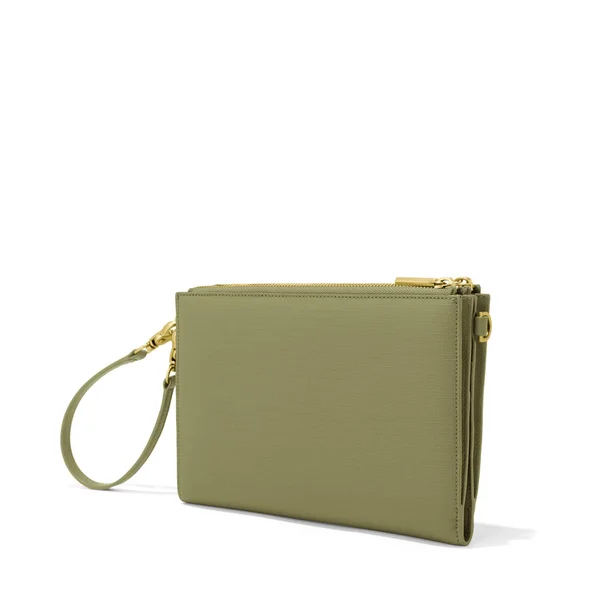Essentials Clutch Wallet in Pickle - Dagne Dover