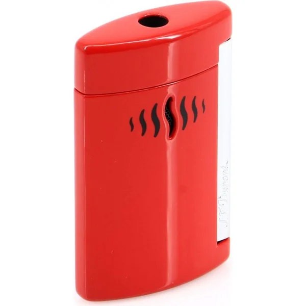 S.T. Dupont Minijet Chrome Finish Lighter - Wild Red