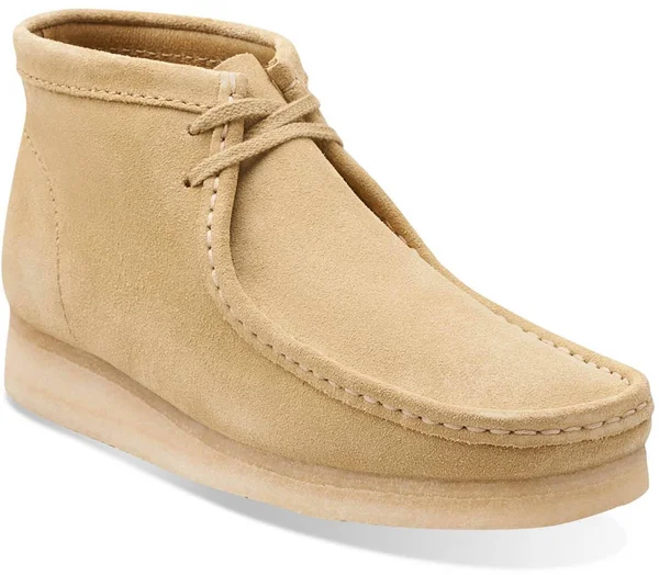 Clarks Men's Wallabee Boot Maple Suede 12