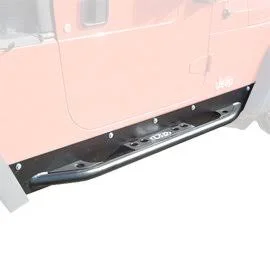 LoD Offroad Jeep LoD Rocker Guard - Texture Black, Pair, 1997-2006 Wrangler TJ, LOD-TJR10051T