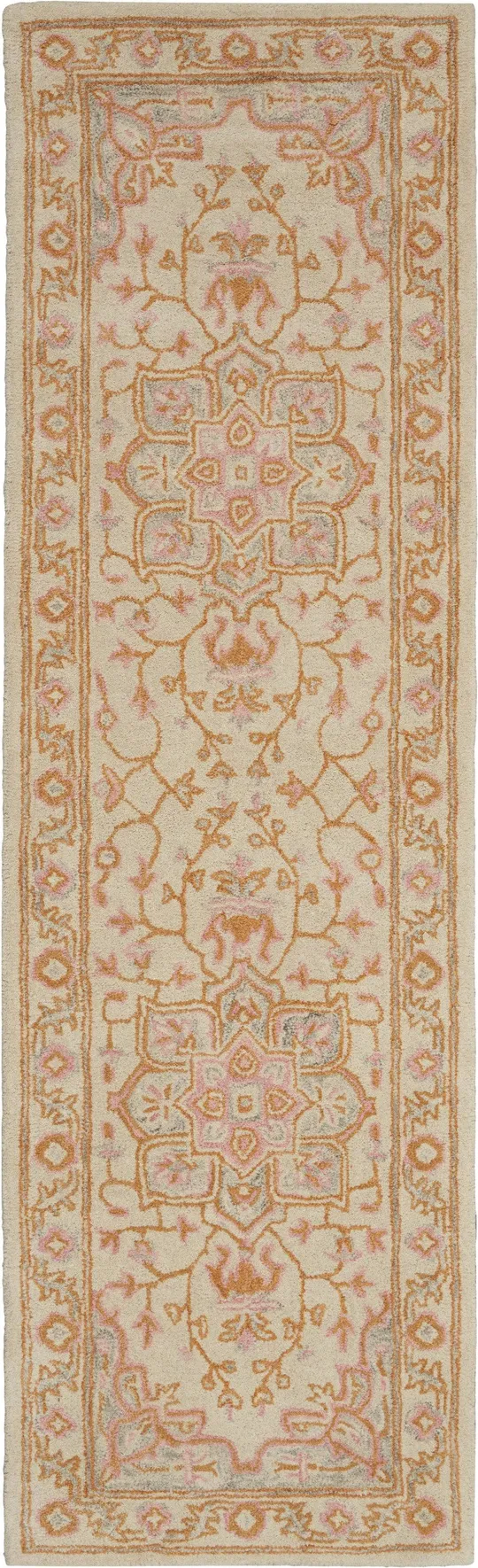 Nourison Jazmine JAZ01 Area Rug - Sand, 2&3x22 x 8& Runner