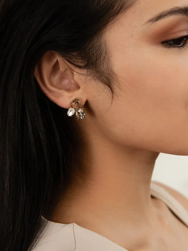 Helena Stud Earrings Ox Gold