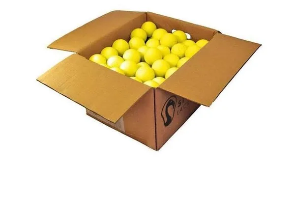 Case of 120 Signature Premium Lacrosse Balls - Yellow Lacrosse Ball Case - CLA Mark