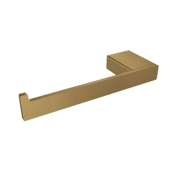 ICO Bath V302 Volkano Cinder Series Wall Mounted Euro Toilet Paper Holder - Brushed Gold