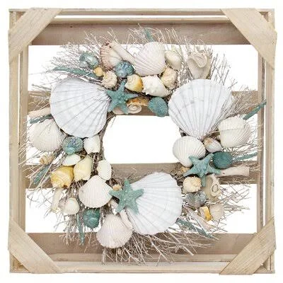 Preserved 20x22 Seashells Wreath Rosalind Wheeler