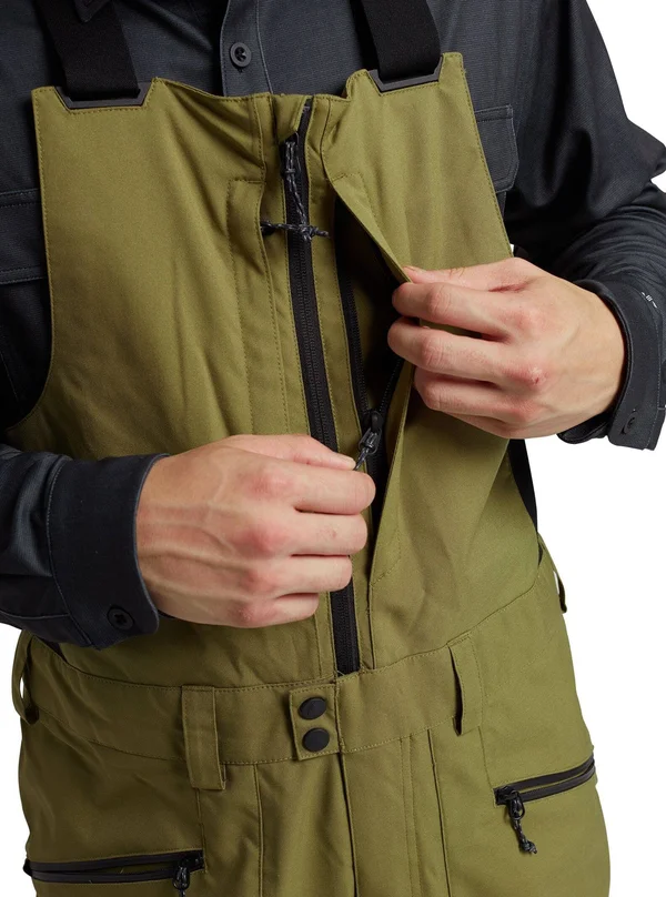 Burton Men's Reserve Bib Pant - Martini Olive, L