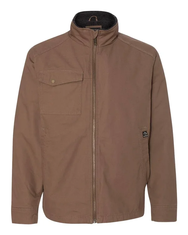 Dri Duck 5037 Endeavor Canyon Cloth Canvas Jacket with Sherpa Lining Field Khaki S