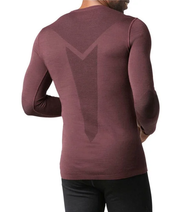 Smartwool Men's Intraknit Merino 200 Crew - Small - Tibetan Red - Forged Iron