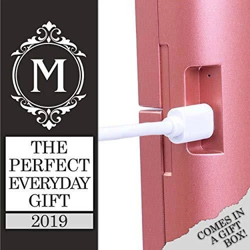 Mirrorvana Xlarge Vanity Mirror with Lights, Extravagant Trifold LED Lighted Makeup Mirror with 3X 5X 10x Magnification & B