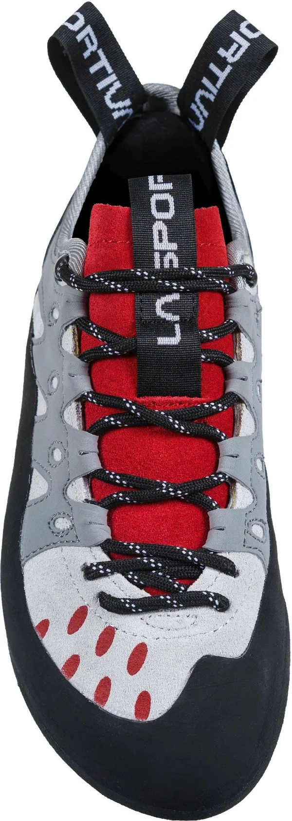 La Sportiva Tarantulace Climbing Shoe - Women's Grey/Hibiscus, 38