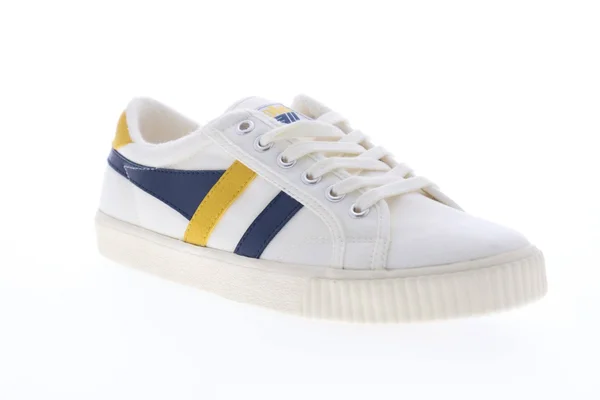 Gola Tennis Mark Cox Vegan Mens Beige Canvas Low Top Sneakers Shoes