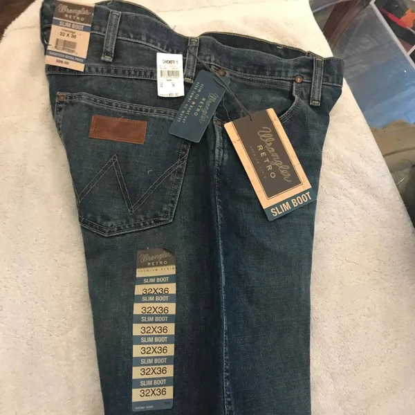 Wrangler Men's Retro Slim Boot Jean - River Wash