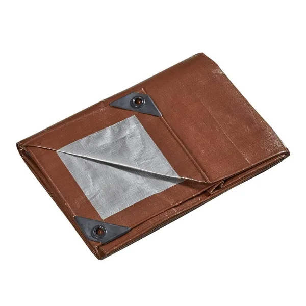 Everbilt 16 ft. x 20 ft. Brown/Silver Heavy Duty Tarp