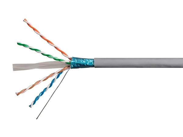 Monoprice 1000ft 23AWG Cat6a 650MHz FTP Solid, Riser-Rated (CMR) Bulk Pure Bare Copper Ethernet Cable, Gray - No Logo