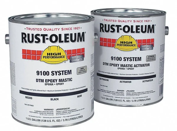 Rust-Oleum - 9171402-4432 - Dunes Tan Epoxy Activator and Finish Kit, Semi-Gloss Finish, 115 to 190 Sq ft/gal Coverage, Size: (2