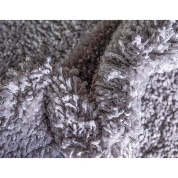 Unique Loom Davos Shag Sterling Gray 7 ft. x 10 ft. Area Rug