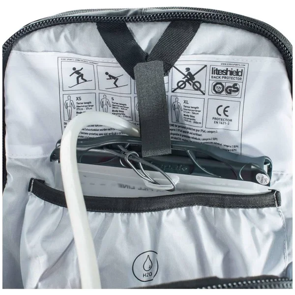 Evoc FR Trail Protector 20L Backpack Slate/Neon Blue - M/L