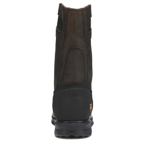 Timberland Pro Men's Powerwelt Steel Toe Wellington Work Boots Brown