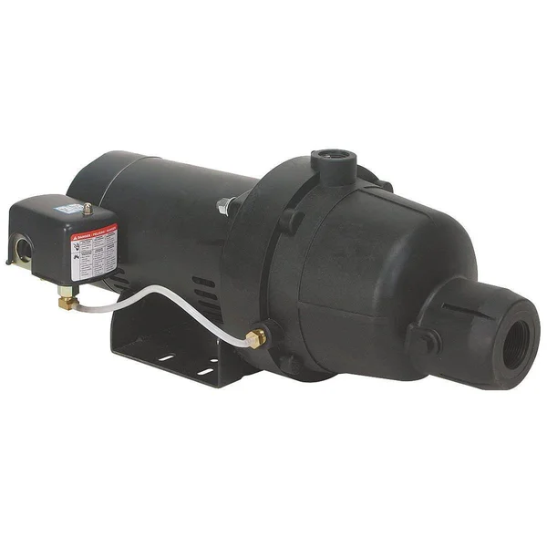 Dayton 4HEY7 Shallow Well Jet Pump, Plastic, 1 1/2 HP