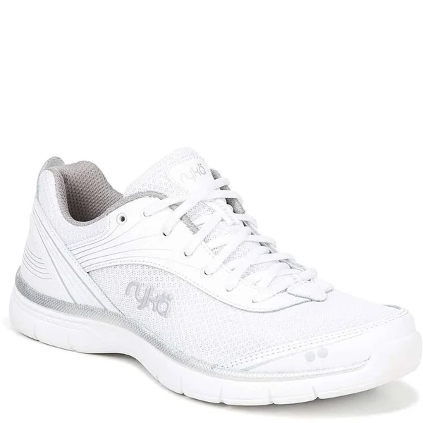 Ryka Womens Destiny Walking Shoes White 7.5 M