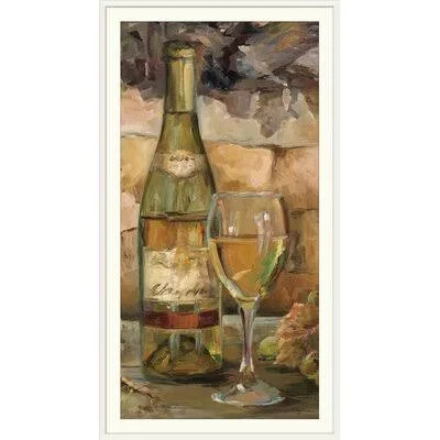 &Le Cour De Le Chateau II& by Marilyn Hageman Painting Print Great Big Canvas Size: 44x22 H x 26x22 W x 1x22 D, Format: White Fr