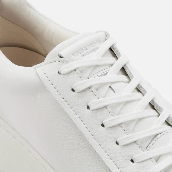 Vagabond Judy Flatform Sneakers in White Leather