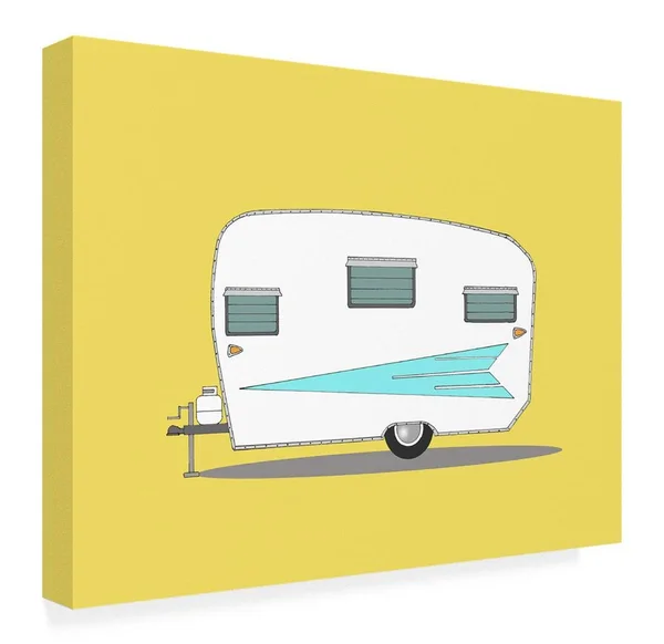 Trademark Art Annie Bailey Art 'Vintage Roadrunner' Canvas Art