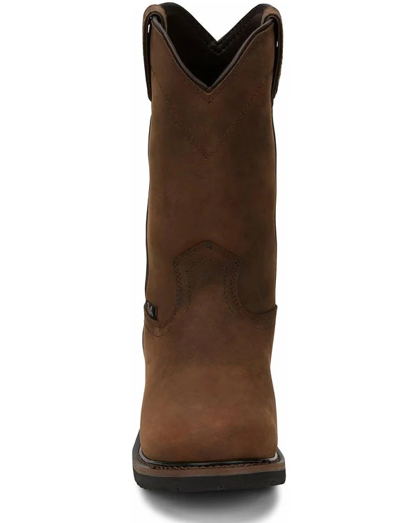 Justin Men's Drywall Waterproof Work Boots - Soft Toe