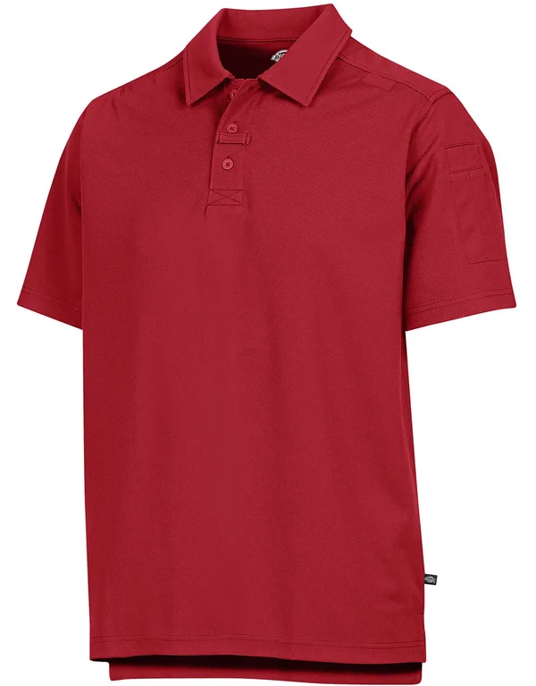 Dickies LS952 4.9 oz. Performance Tactical Polo - English Red - 3XL