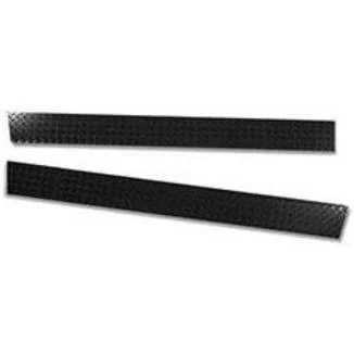 1993 Jeep Wrangler (YJ) Warrior Sideplates without Lip (Black Diamond Plate) - 908xpc