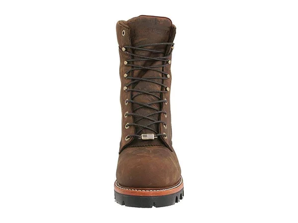 Chippewa Men's Bay Apache Logger Steel Toe 9 in. Boot