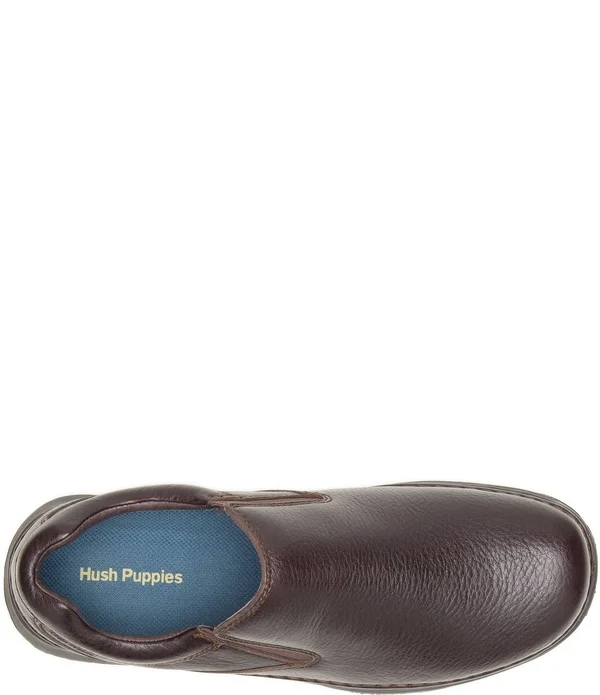 Hush Puppies Men's Lunar II Leather Shoes, Brown, 9