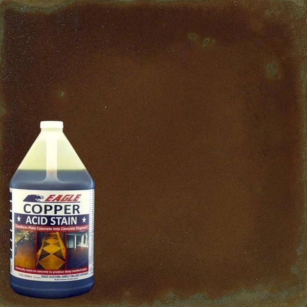 Eagle 1 gal. Copper Interior/Exterior Acid Stain, Brown