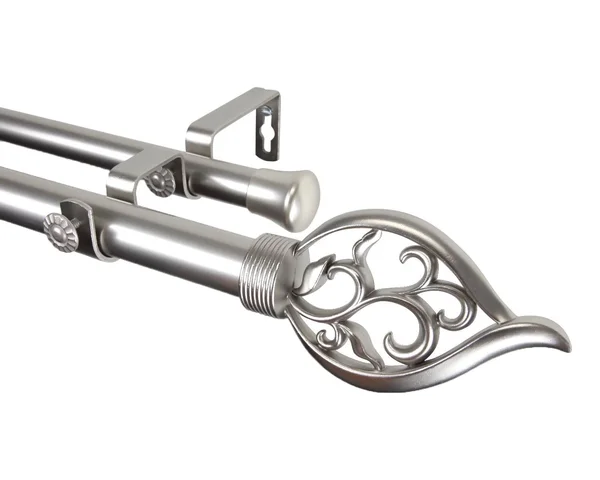 Rod Desyne Black Flora Curtain Rod