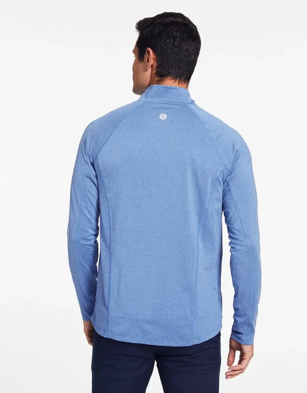 UPF 50+ Sun Protective Essential Full Zip Jacket for Men, Solbari Light Grey