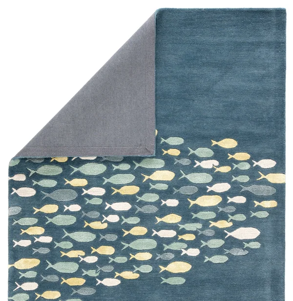 Jaipur Living Coastal Resort Schooled COR01 Blue Area Rug 2&x3&