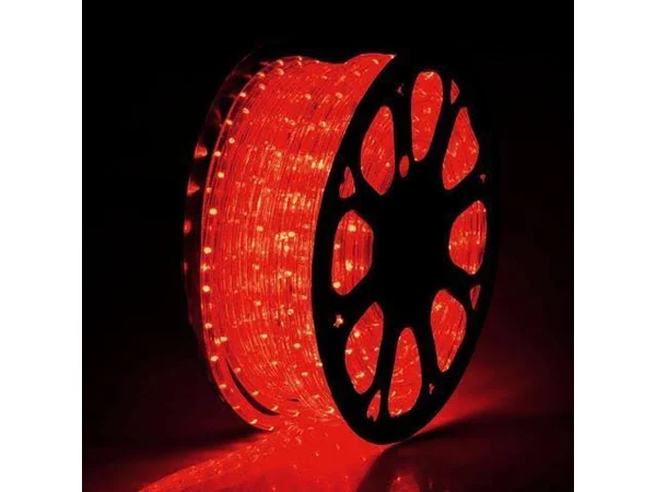 Delight 150 ft 2 Wire LED Rope Light Holiday Valentine Party Decorative Lighting Red
