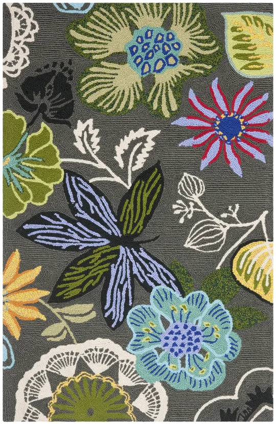 Safavieh Four Seasons FRS472B 2&3x22 x 6& Grey Rug