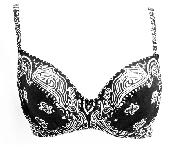 Bandanna Print Bra 36B, Blue/White, 100% Cotton