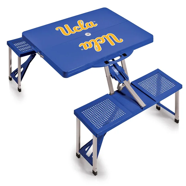 Picnic Time Picnic Table Blue UCLA Bruins