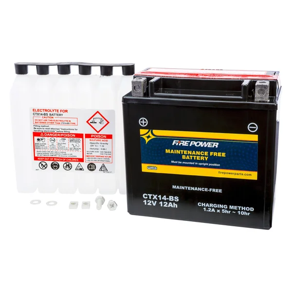 Fire Power Sealed Maintenance Free Battery - Ctx14-bs