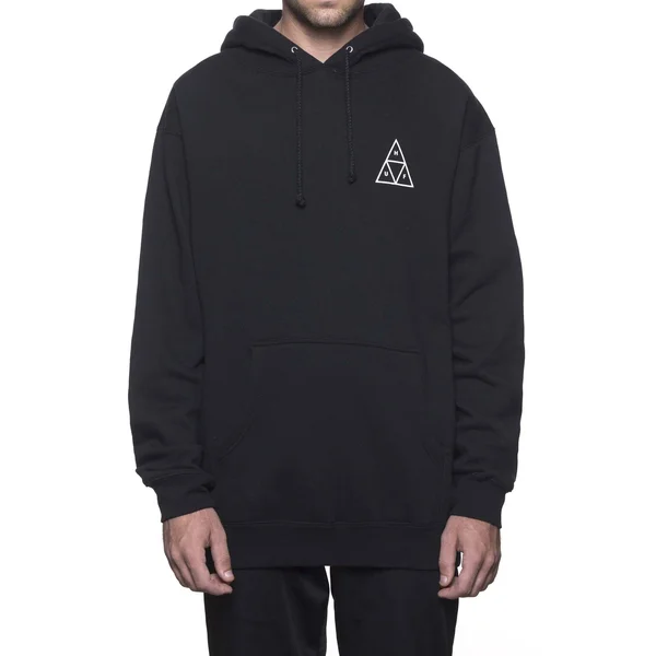 Huf Essentials Triple Triangle Hoodie - Black S