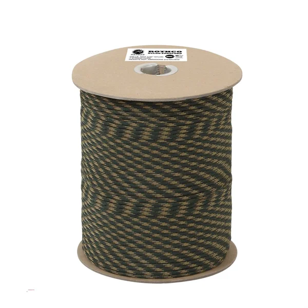 Rothco Coyote Brown Nylon Paracord 550lb 1000 Feet Spool