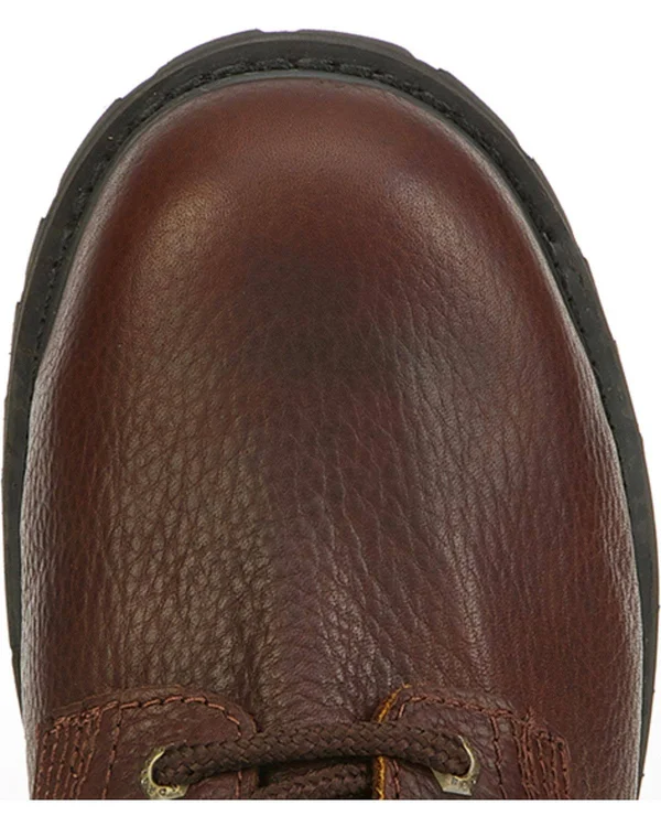 Men's Brown Georgia Boot Oiler Steel Toe Waterproof Work Boot Size 8.5
