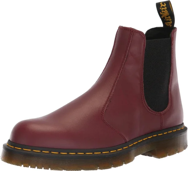 Dr. Martens Work Unisex 2976 Chelsea SR Boot Work Boots, Cherry Red, US Men's 11