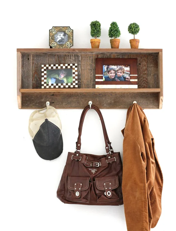 Rustic Entry Shelf - Multiple Colors