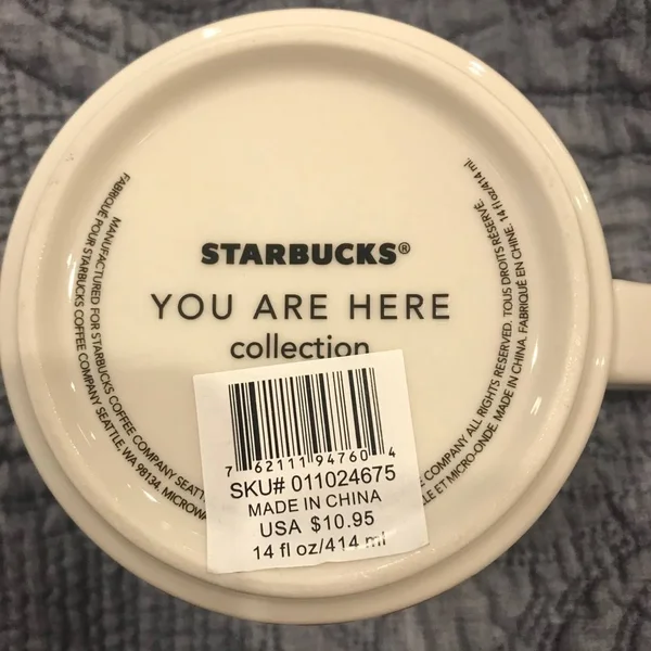 Starbucks Utah You Are Here Collection Coffee Mug Brand New